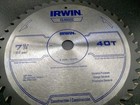 Irwin Classic 15230zr 7-1 4  X 40t General Purpose Circular Saw Blade Bulk