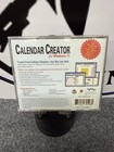 Calendar Creator For Windows 95 Cd Rom - Soft Key - Very Good  Free Shipping 