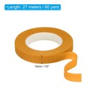 3pcs Floral Tape 1 2  X 30 Yard Flower Wrap Adhesive Tape For Wrapping  Orange