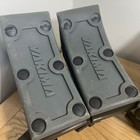 Set Of 4 -yakima Tlc Kayak Canoe Boat Saddles With Rectangle Mounts  wear