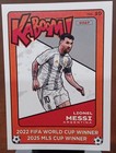 2026 Lionel Messi  custom Fan Art  Kaboom Inspired Sports Card   Team Argentina 