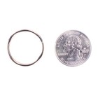 100 Pack 1 Inch 25mm Alloy Steel Keychain Rings For Arts Crafts Lanyards
