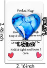 Heart Pocket Hug Token Long Distance Relationship Gifts For Son Daughter Birthdy