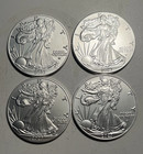 Lot Of 4 - 2023 1 Oz  999 Fine Silver Round  1 Coin Bu