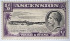 Travelstamps  1934 Ascension Stamps Sg 21   Sc 23 - 14 Perf - Kgv - Mint Mogh