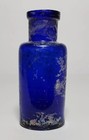 Czarist-era Pharmacy Bottle 1870s-1890s - Rare Cobalt Glass Medical Antique