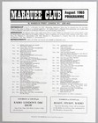 The Who Yardbirds Animals     Rare Orig Marquee Club  London 1965 Concert Handbill