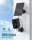 2pcs 1080p Wireless Security Camera 2k Wifi Solar Battery Power Camera Outdoor
