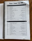 Poison 2002 Hollyweird Tour Itinerary Book