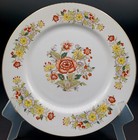 Vintage Set Of 4 Oriental Garden Dinner Plates By Signature 10 1 4 