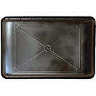 Concrete Mixing Tub Large Plastic Black 36x24x8 Wash Utility Bin 20 Gallon Pan