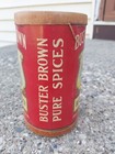 Vintage Buster Brown Black Pepper Spice Tin Forbes Tea   Coffee St Louis Rare