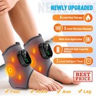 4in1 Electric Foot Ankle Massager Relieve Pain 6 Heat Levels  3 Vibration Modes