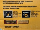 Dewalt Xr 20v 2-tool Combo Kit Hammer Drill   Impact Dck251e1qq1 New In Box