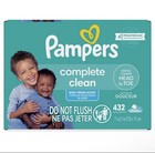 Pampers Complete Clean Baby Wipes Baby Fresh Scent 432 Count Hypoallergenic