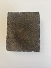 Old Vintage Floral Design Hand Carved Wooden Fabric Textile Printing Block Stamp