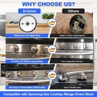 New Dg94-04167 Dg94-04167a Fit Samsung Gas Stove Oven Knobs Nx60a6111ss aa