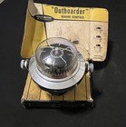 Vintage Aqua Meter 80 Silver Marine Instrument Boat Outboarder Compass