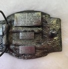 Siskiyou Vintage Railroad Train Steam Engine Belt Buckle 1989