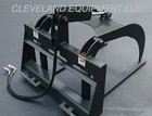 New Pallet Fork Grapple Skid Steer Loader Attachment Tine Log Root Rake Bucket