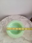 Vintage Mck Mckee Jadeite Ashtray  Ornate Leaf Rare 6 Inch 