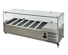Countertop Sandwich Prep Table 48  Refrigerated Food Prep Cooler Nsf