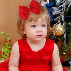 Large Hair Bow 5 Inch Grosgrain Ribbon Alligator Clip Accessory Women Red