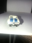 Vintage Aurora Tjet Wild One Camaro 1969  1418 White With Blue Stripes