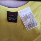 Vintage Nike Y2k Crop Top Sports Bra Yellow Youth Large 12-14 90  Cotton
