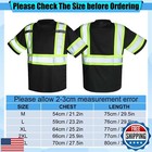 Sintuff 12 Pcs High Visibility Reflective Safety Shirt Short T Shirt Construc