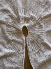 Vintage Crochet Christmas Tree Skirt And or Crochet Lace Cape