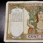 French Indochina 1941-45 100 Francs Noumea new Caledonia Large Banknote