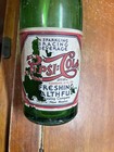 Vtg Green Glass Pepsi-cola  Paper Label Double Dot Soda Bottle Socorro N m  17 
