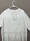 Women   s Causal V Neck Plain Tops Womens Long Sleeve Loose Blouse Size Xxl 20
