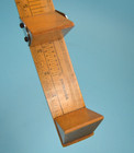 Vintage Dr  Scholl   s Wooden Foot shoe Measuring Stick W width Scale