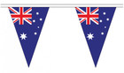 Twin Pack 2 X 10 Metre 20 Xl Flags Australia Day Rugby Ashes Icc Oz Bunting