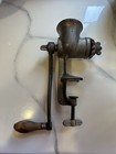 Vintage Universal No 9 Meat Grinder Hand Crank Table Mount Made In Usa Retro 50s