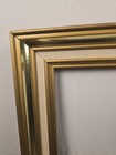 Ornate Gold Hollywood Regency Style Wood Picture Frame  Photo Size 11 X 14in 