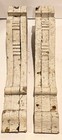 Pair Of Large Antique Wooden Corbels Brackets Architectural Salvage 20x5x3