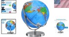 Innovative 720   Rotating Globe - 13  Political Map With Stainless Steel Stand