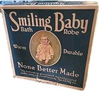 Antique Advertising Box Clothing  Smiling Baby Robe Original Gift Card Large