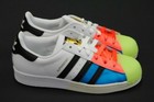  fx8780  New Kid s Adidas Originals Superstar J White Black Multi Shelltoe Ak182