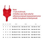 Womens Lingerie One-piece Hollow Babydoll Sexy Romper Bodysuit Leotard Sleepwear