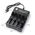 New 4 Slots Usb Battery Charger For Rechargeable Lithium Li-ion Batteries 3 7v
