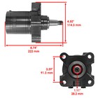 Caltric 483388 Wheel Motor For Scag V-ride Ii Svrii-32a Svrii-36a Stand-on Mower