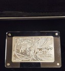 2018 Australia 25th Anniversary Silver Kangaroo 3oz Silver Coin   Bar Set