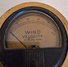 Rare Vintage Brass Cape Cod Wind Indicator Harwichport Mass  Wind Velocity Meter