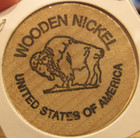 1996 Lewistown  Mo 125th Anniversary Wooden Nickel - Token Missouri