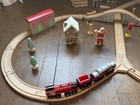 Maxim Wooden Coca Cola Christmas Train Set  Thomas Brio  Rare  Polar Bear Santa