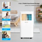 Rovsun 10000 Btu 4-in-1 Portable Air Conditioner   Heater W remote Control  Wifi